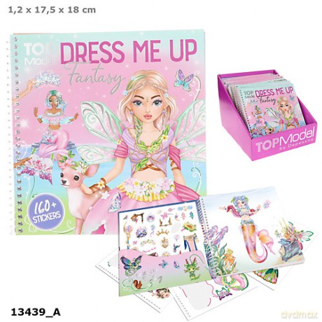 Zestaw Dress Me Up z naklejkami Top Model Fantasy 13439A