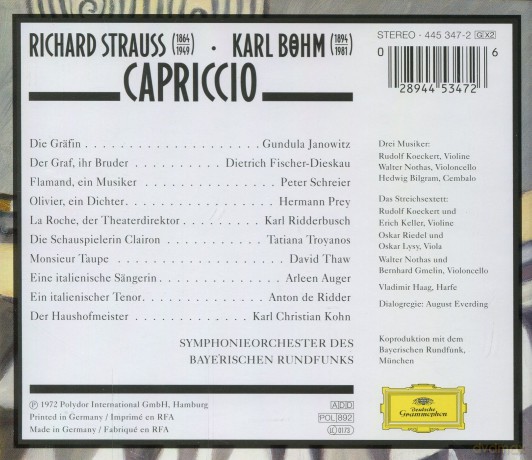 Sobr/Boehm: Strauss: Capriccio [2CD]