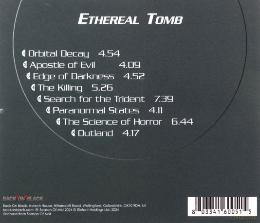 Nocturnus: Ethereal Tomb [CD]