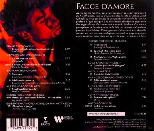 Jakub Jozef Orlinski: Facce DAmore [CD]