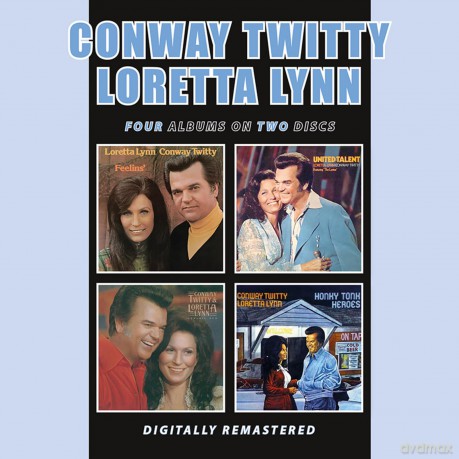 Conway Twitty & Loretta Lynn: Feelins / United Talent / Dynamic Duo / Honky Tonk Heroes [2CD]