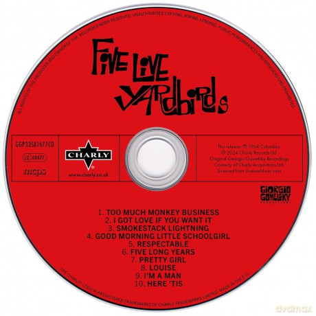 Yardbirds: Five Live Yardbirds [CD]