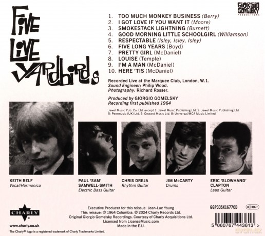 Yardbirds: Five Live Yardbirds [CD]