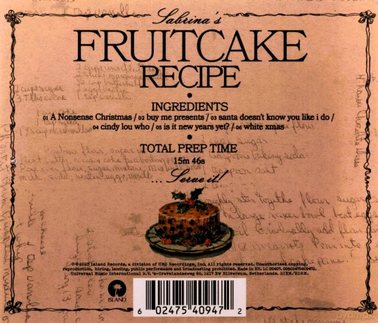 Sabrina Carpenter: Fruitcake [CD]