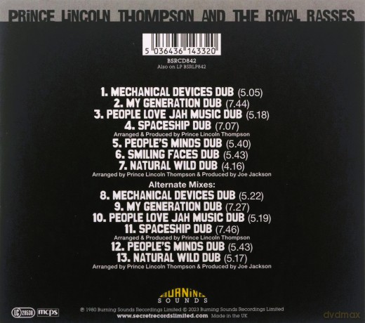 Prince Lincoln Thompson And The Royal Rasses: God Sent Dub [CD]