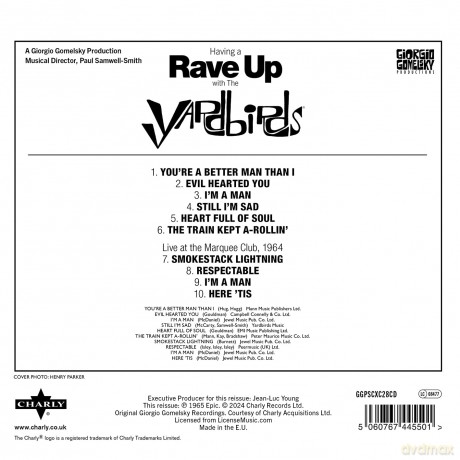 Yardbirds: Having A Rave Up With The Yardbirds [CD]