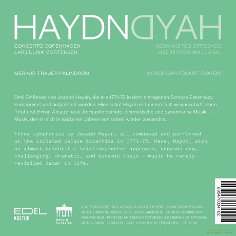 Concerto Copenhagen: Haydn Symphonies [CD]