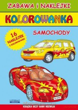 Kolorowanka - Samochody Literat [KSIĄŻKA]