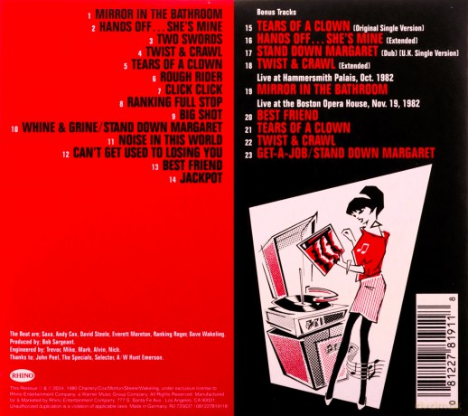 Beat: I Just Cant Stop It [CD]