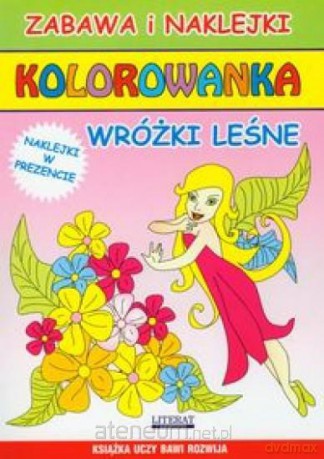 Kolorowanka - Wróżki leśne Literat [KSIĄŻKA]