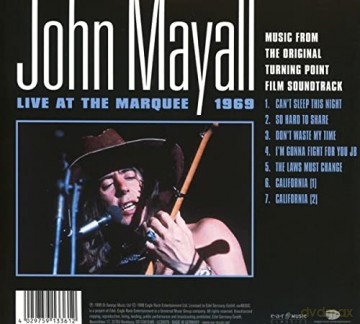 John Mayall: Live At The Marquee 1969 [CD]