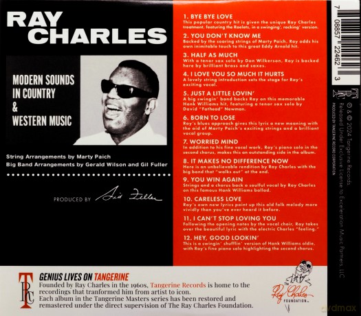 Ray Charles: Modern Sounds In Country And Western Music (2024 Remaster) [CD]