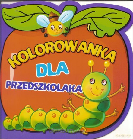 Kolorowanka dla przedszkolaka - Gąsienica [KSIĄŻKA]