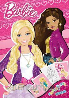 Kolorowanka i naklejki - Barbie [KSIĄŻKA]