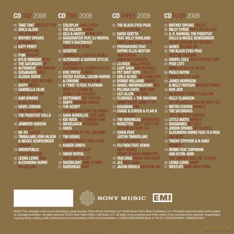 Now - Millennium 2008-2009 [4CD]