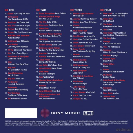 Now Thats What I Call Rock Anthems [4CD]