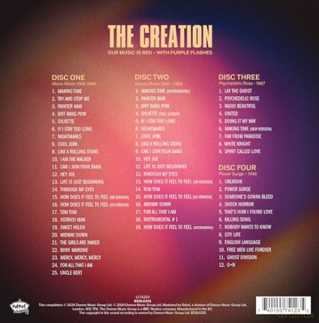 The Creation: Our Music Is Red - With Purple Flashes (Deluxe Expanded) [4CD]