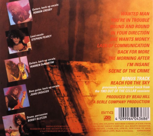 Ratt: Out Of The Cellar (40th Anniversary) [CD]