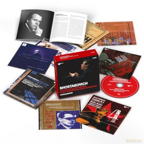 Mariss Jansons: Shostakovich: Complete Symphonies / Cello Concertos & Piano Concertos [13CD]