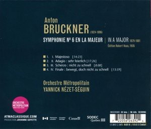 Orchestre Metropolitain: Sinfonie 6 [CD]