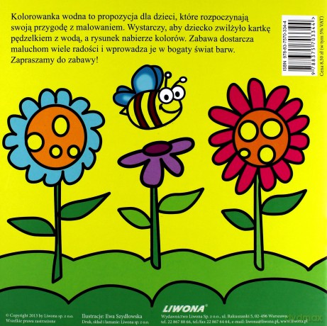 Kolorowanka wodna. Zwierzęta na wsi [KSIĄŻKA]