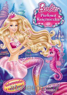 Kolorowanka z naklejkami - Barbie [KSIĄŻKA]