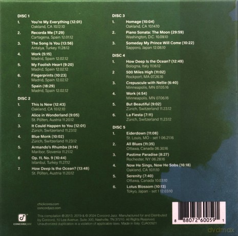 Chick Corea Trilogy: Trilogy (Deluxe) [5CD]
