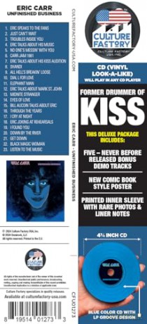 Eric Carr: Unfinished Business (Blue Polycarbonate Cd) [CD]