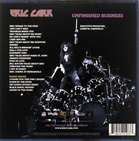 Eric Carr: Unfinished Business (Blue Polycarbonate Cd) [CD]