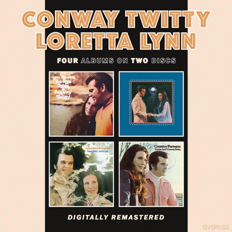 Conway Twitty & Loretta Lynn: We Only Make Believe / Lead Me On / Louisiana Woman-Mississippi Man / Country Partners [2CD]