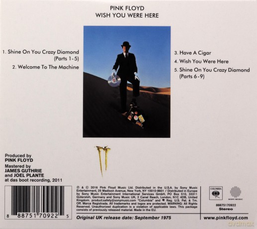 Pink Floyd: Wish You Were Here [CD]