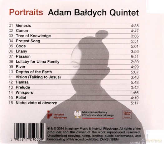 Adam Bałdych Quintet: Portraits [CD]