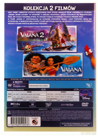 Vaiana 1-2 [2DVD]