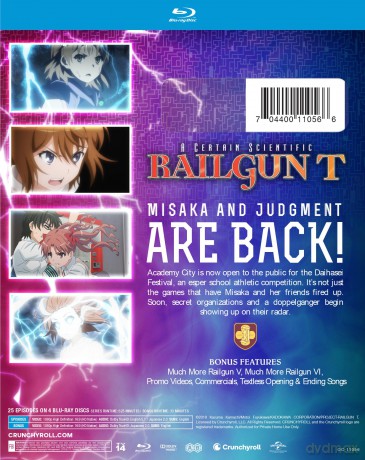 A Certain Scientific Railgun T - Season 3 [4xBlu-Ray]