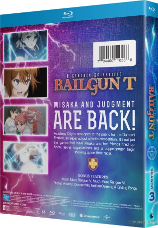 A Certain Scientific Railgun T - Season 3 [4xBlu-Ray]