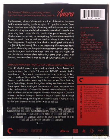 Anora (The Criterion Collection) [Blu-Ray]