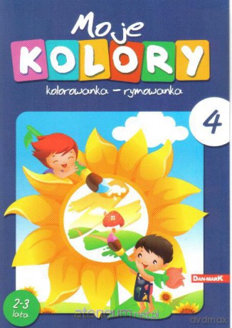 Kolorowanki - rymowanki. Moje kolory 4 [KSIĄŻKA]