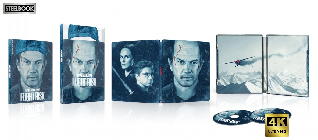 Flight Risk (3000 metrów nad ziemią) (steelbook) [Blu-Ray 4K]+[Blu-Ray]