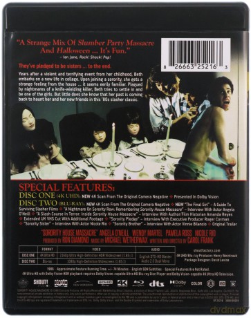 Sorority House Massacre (Masakra w domu kobiet) [Blu-Ray 4K]+[Blu-Ray]