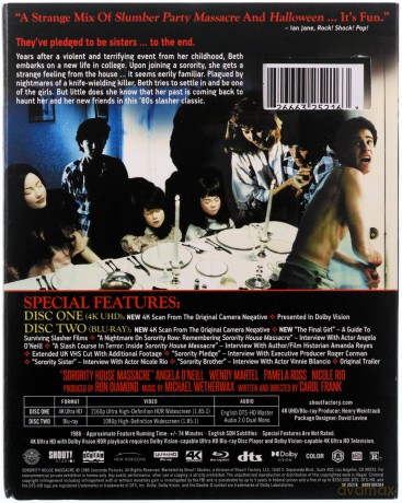 Sorority House Massacre (Masakra w domu kobiet) [Blu-Ray 4K]+[Blu-Ray]