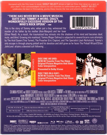 Tommy [Blu-Ray 4K]+[Blu-Ray]