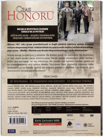 Czas Honoru tom 4 odcinki 10-12 (booklet) [DVD]