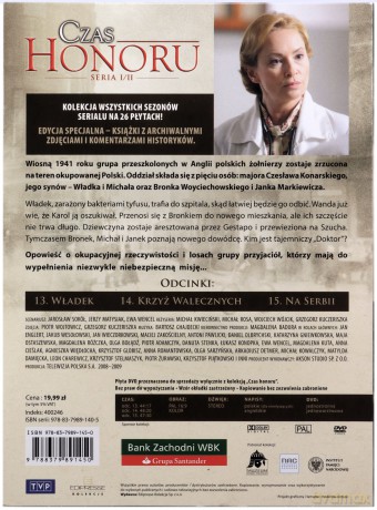 Czas Honoru tom 5 odcinki 13-15 (booklet) [DVD]