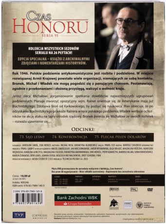 Czas Honoru tom 25 odcinki 73-75 (booklet) [DVD]