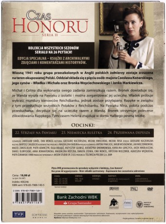  Czas Honoru tom 8 odcinki 22-24 (booklet) [DVD] 