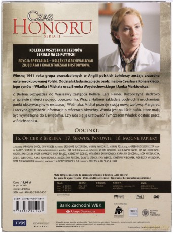  Czas Honoru tom 6 odcinki 16-18 (booklet) [DVD] 