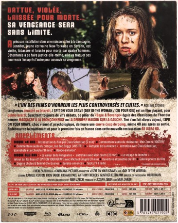 I Spit on Your Grave (Pluje na twój grób) [Blu-Ray 4K]+[Blu-Ray]