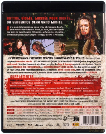 I Spit on Your Grave (Pluje na twój grób) [Blu-Ray 4K]+[Blu-Ray]