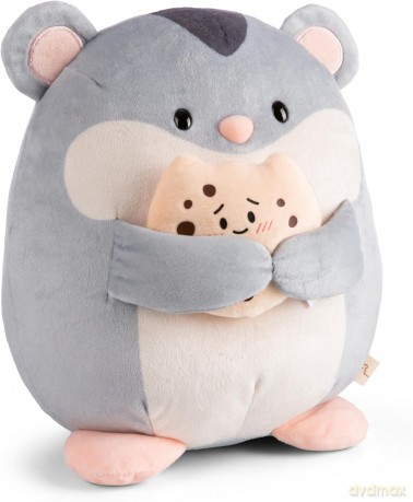 NICI mymochi przytulanka Chomik Shai z ciasteczkiem 27 cm
