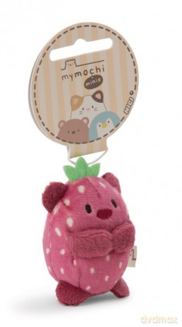 NICI mymochi minis pluszowa zawieszka miś Nomo truskawka 5 cm